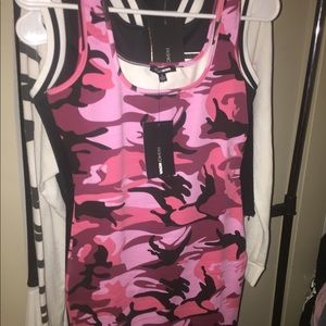 Pink camo dress